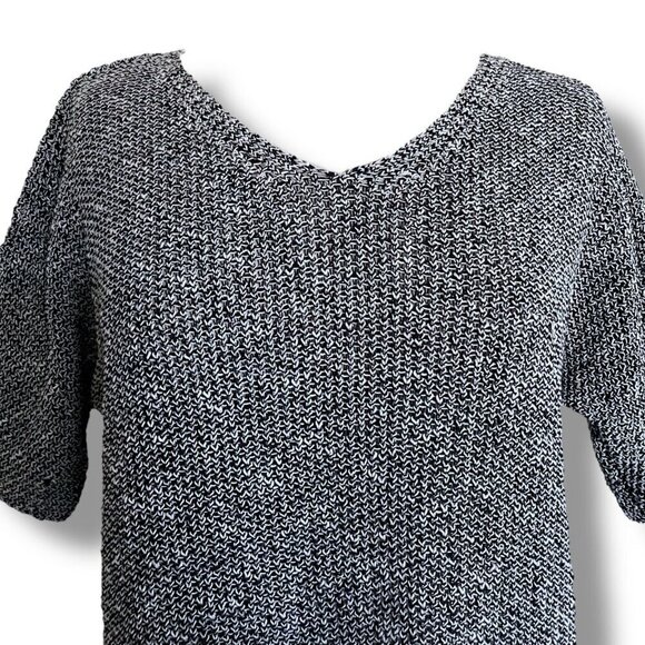 Eileen Fisher Womens Knit Top Sz Small Organic Linen Cotton Tencel Minimalist - Picture 3 of 7